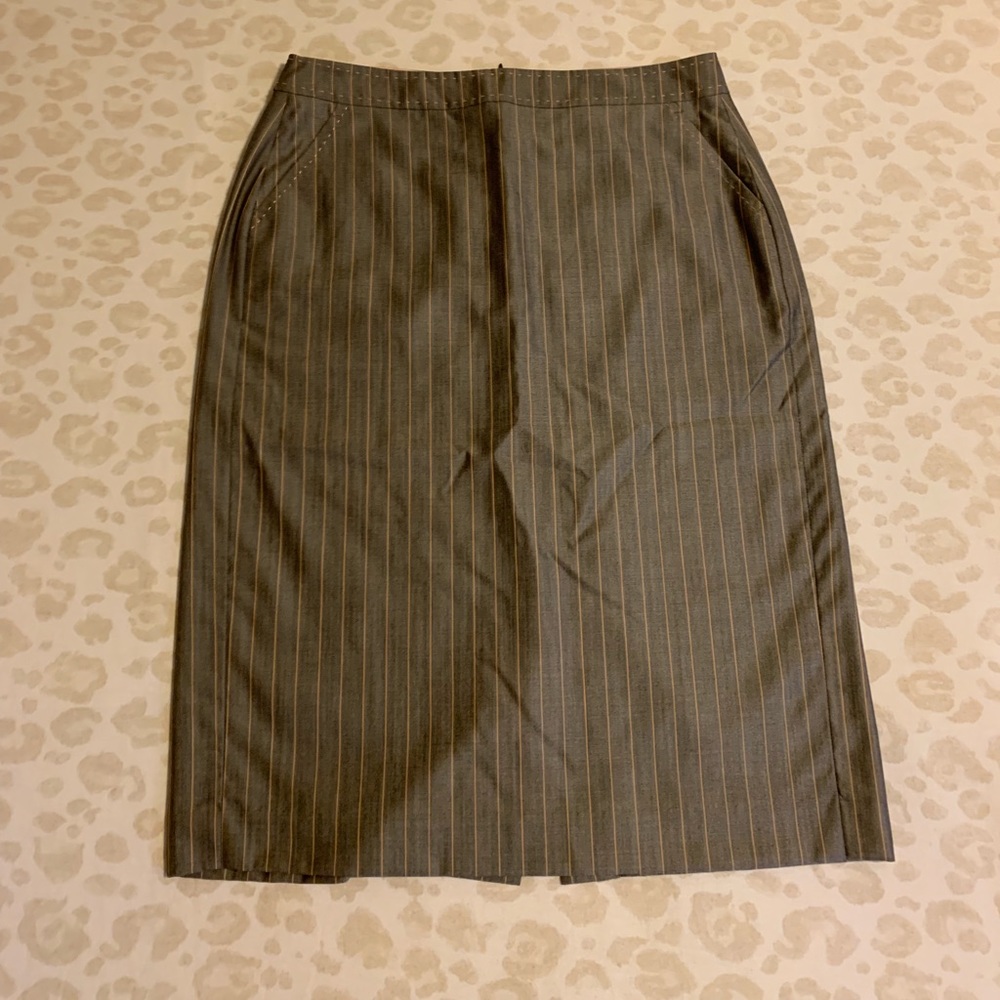 Banana republic gray pencil skirt